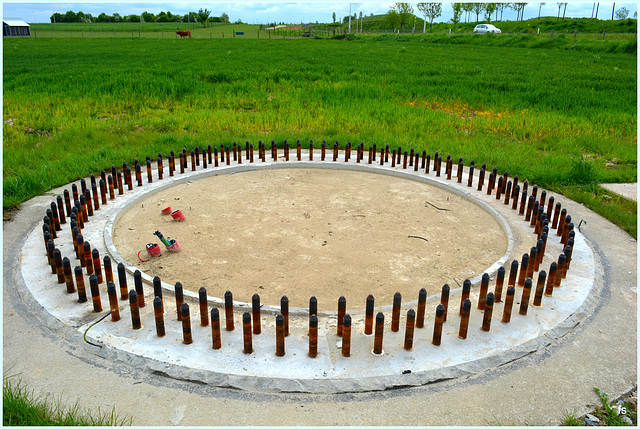 Fundament van een windmolen