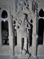 wollaton church, notts; c16 tomb of sir henry willoughby +1528