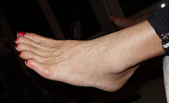 pretty mature  foot