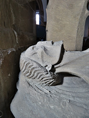 wollaton church, notts; c16 tomb of sir henry willoughby +1528 corpse gisant