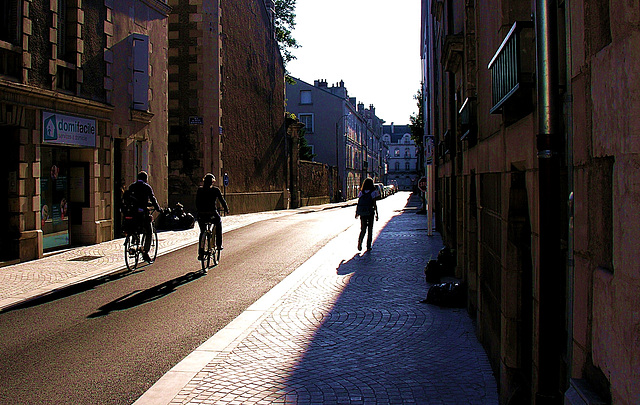 ... début de soirée à Poitiers ...