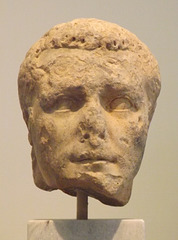 Portrait Head of Caligula in the National Archaeological Museum of Athens, May 2014