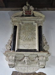 wollaton church, notts; c17 tomb of william willoughby +1670