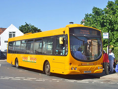 DSCF3059 Sanders Coaches YN06 NXS in Holt - 30 Jun 2018