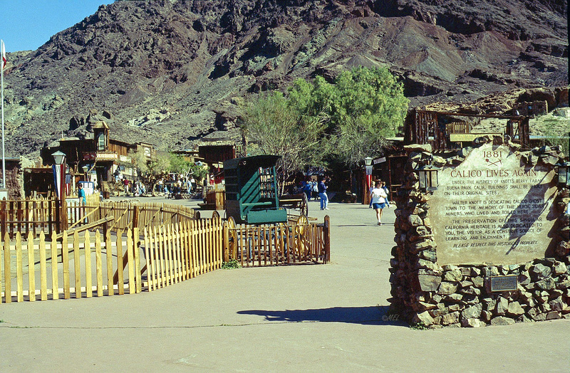 Der Zaun in  Calico Ghost Town