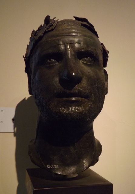 Portrait of Trebonianus Gallus (?) in the Vatican Museum, July 2012