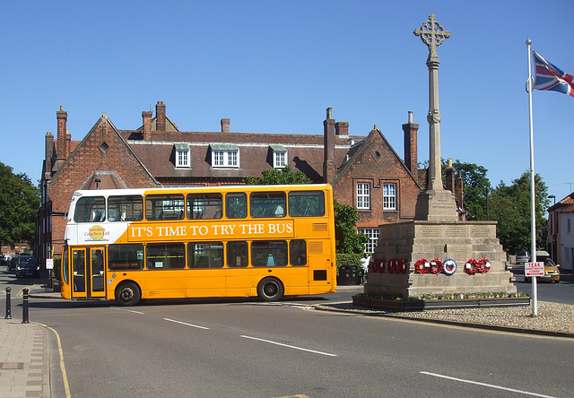 DSCF3055 Sanders Coaches LJ53 NHN in Holt - 30 Jun 2018 DSCF3055 Sanders Coaches LJ53 NHN in Holt - 30 Jun 2018