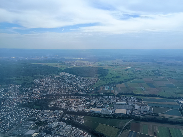 Irgendwo über Baden-Württemberg