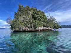 Christal clear water.