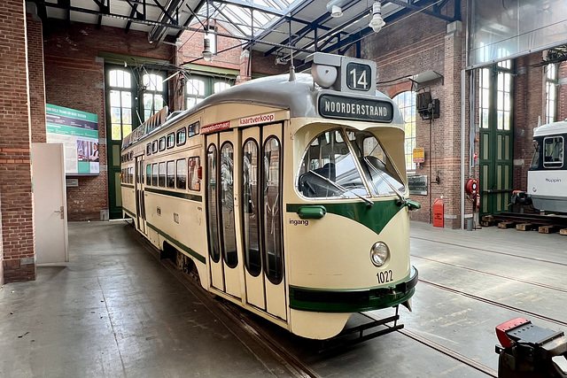 The Hague Public Transport Museum 2024 – PCC 1022