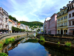 CZ - Karlovy Vary - View of the Tepla