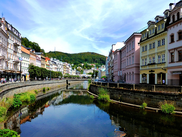 CZ - Karlovy Vary - View of the Tepla