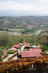 These <i>cabinas</i> belong to the Valle Encantado Restaurante.