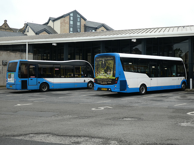 Kirkby Lonsdale Coach Hire YD63 VKL and MX62 AKU in Lancaster bus station - 25 May 2019 (P1020372) Kirkby Lonsdale Coach Hire YD63 VKL and MX62 AKU in Lancaster bus station - 25 May 2019 (P1020372)