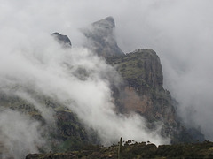 Dramatic view of the Simien Mountains from our campsite