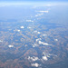 Wolkenkette irgendwo über Deutschland