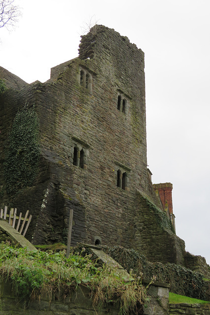 hay on wye castle , powys, wales