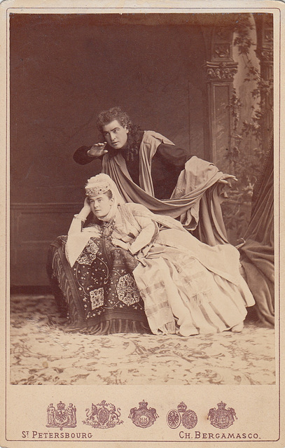 Wilhelmina Raab and Ivan Melnikov by Bergamasco