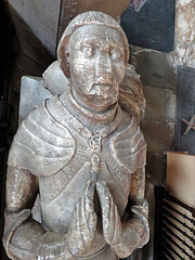 repton church, derbyshire (19)alabaster effigy of a knight wearing a livery collar, attrib. to thomas frances or fraunceys of foremark c.1482