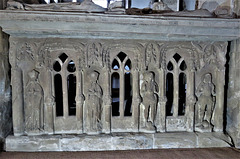 wollaton church, notts; c16 tomb of sir henry willoughby +1528