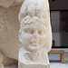 Detail of the Human Head on the Bear of Porcuna in the Archaeological Museum of Madrid, October 2022