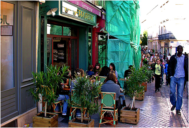 ... terrasse ...à Poitiers ...