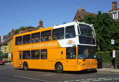 DSCF3043 Sanders Coaches YN06 AWC in Holt - 30 Jun 2018