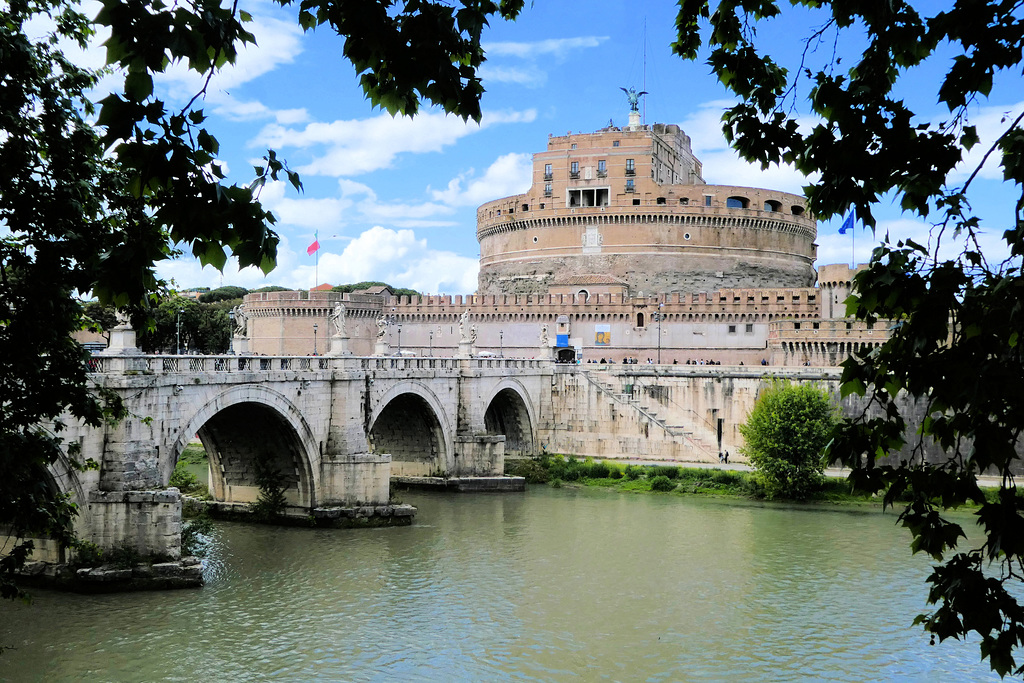 Ponte Sant'Angelo und Engelsburg (2 PiP)