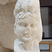 Detail of the Human Head on the Bear of Porcuna in the Archaeological Museum of Madrid, October 2022