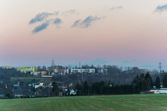 (357/365) Abendlicher Blick zum Hutholz