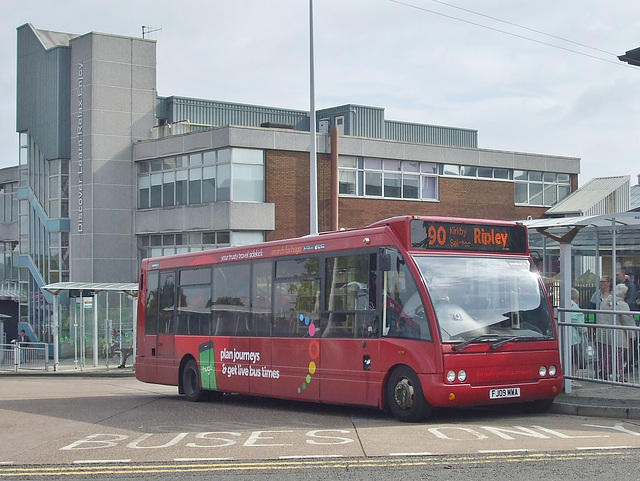 DSCF4687 Trent Barton (trentbarton) 476 (FJ09 MWA)) in Sutton-in-Ashfield -12 Sep 2018
