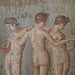 Detail of the Three Graces Fresco from Pompeii, ISAW May 2022