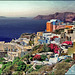 Santorini : Fiori e colori a Oia