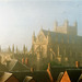 Exeter Cathedral in the mist