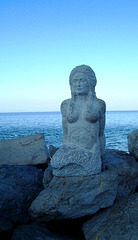 SI - Piran - Meerjungfrau auf der Promenade