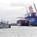 Louisiana Star mit Containerterminal Altenwerder