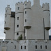 Braemar Castle and two benches