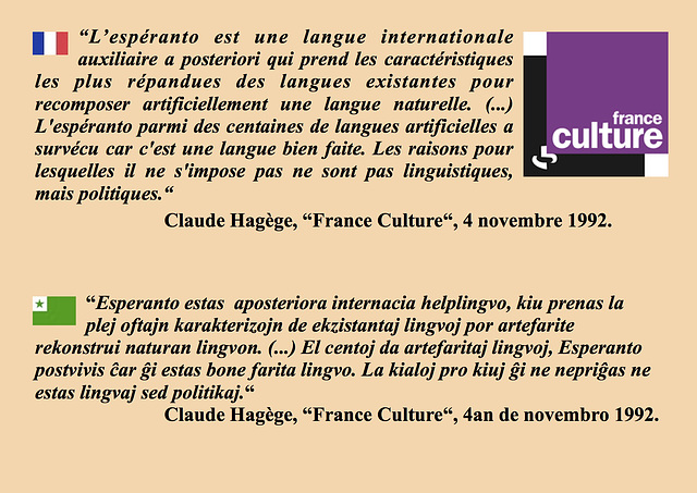 Claude Hagège, France-Culture