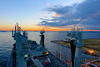 Yokosuka sunrise from RFA TIDESPRING