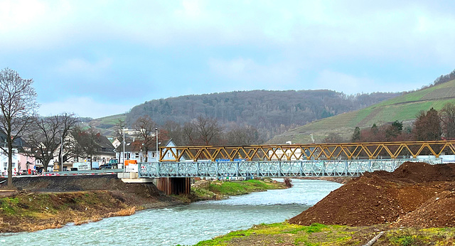 Behelfsbrücke bei Ahrweiler