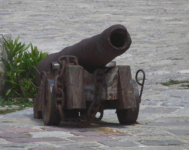 Old Cannon at Our Lady of the Rocks