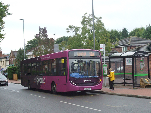 DSCF4580 Stagecoach East Midlands 27185 (SL64 HXU) in Blidworth - 12 Sep 2018