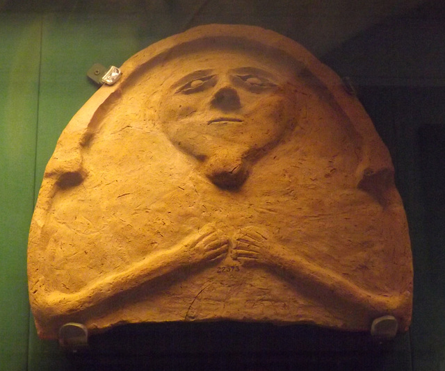 Phillistine Coffin Lid in the British Museum, May 2014