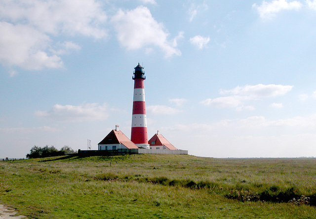 Leuchtturm und Naturschutzstation Westerhever