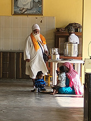 In the gurdwara langar LAKHPAT