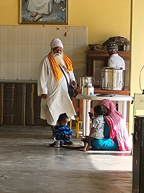 In the gurdwara langar LAKHPAT