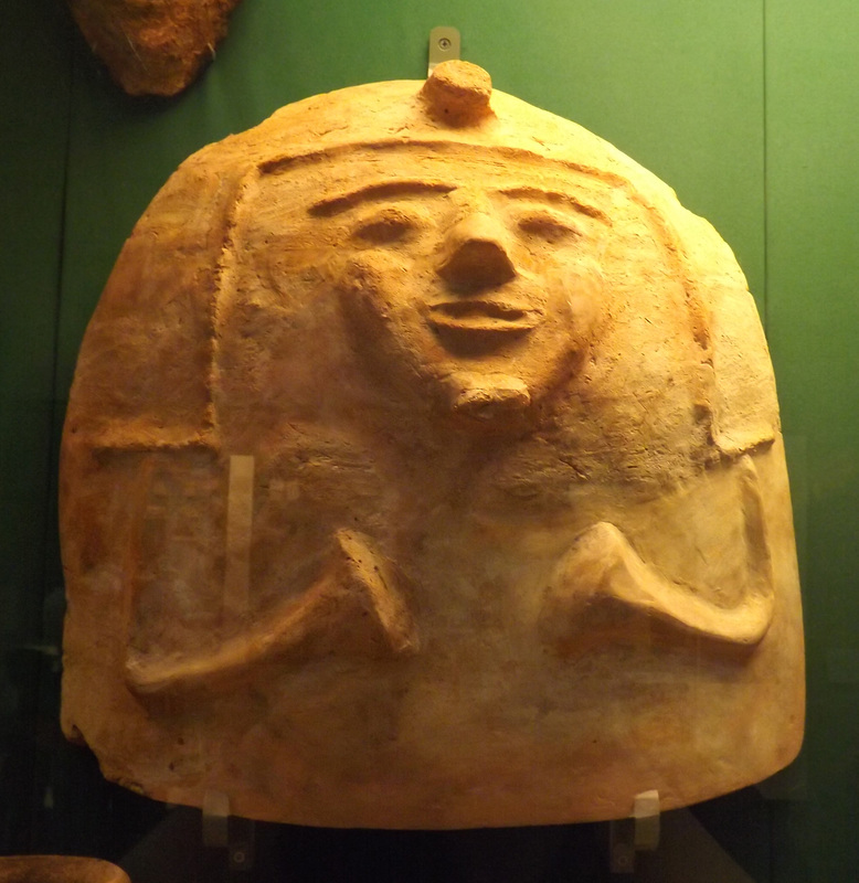 Phillistine Coffin Lid in the British Museum, May 2014