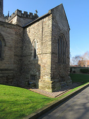 repton church, derbyshire (1)c8 mortuary crypt given an upper extension, the lesenes look c10 , the stepped plinth part of the earliest work.