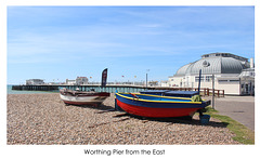 Worthing Pier from the east  - 16.5.2019