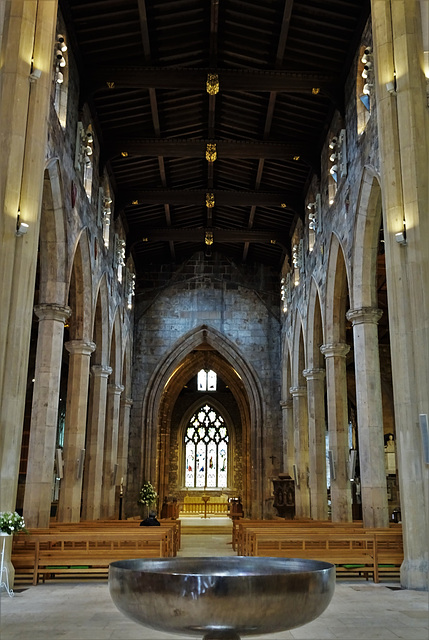 Sheffield cathedral, central nave